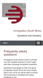 Mobile Screenshot of immigration-south-africa.com